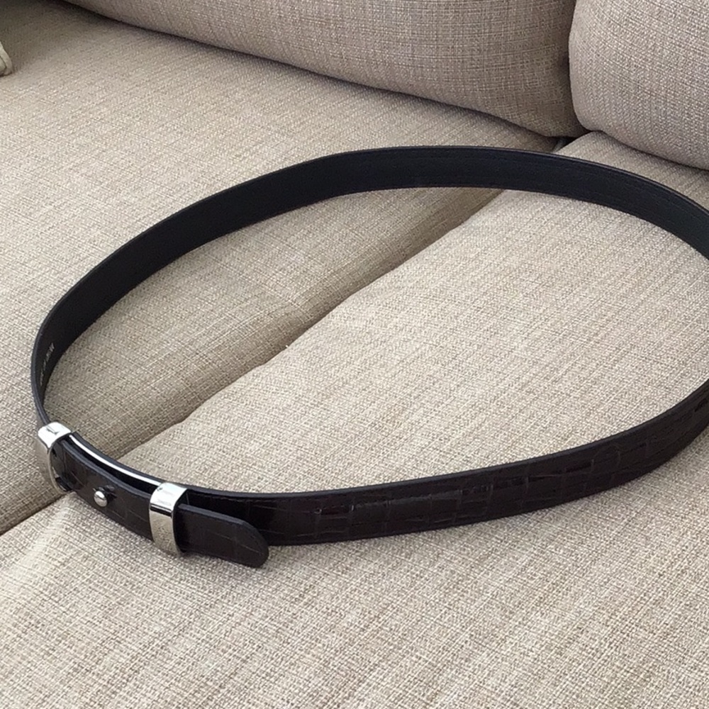 Vera Wang croco belt